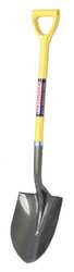 Westward 12V170 Rnd Point Shovel, Fibreglass D Handle