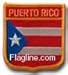 Flagline Puerto Rico - Country Shield Patch