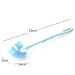 Toilet Brush For Bathroom Accessories , Environmental PP Deep Cleaning System Fibers Long Handle Bath Cleaning Tools , Portable Hideaway Compact 2 Brushes in 1 Motion Cleaner For Bathroom , Househood