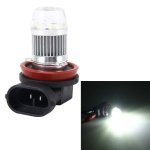 MAUBHYA H8/H11 6W 600 LM 6000K Car Fog Lights with 6 CREE XB-D Lamps, DC 12V (White Light)