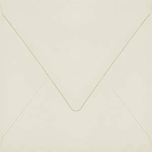 Crest Natural White 6 x 6 Euro Flap Square Envelope - 50 Envelopes