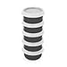 Tupperware Black Smidget Set of 5 with clear seals