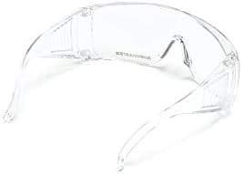 Safety Goggle Glasses Protective Eye Wear, Lightweight Anti-Dust Glasses, Clear Lens, Perfect for Construction, Shooting, Lab Work, Eyes Protection and More