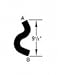Dayco 71749 Lower Curved Radiator Hose