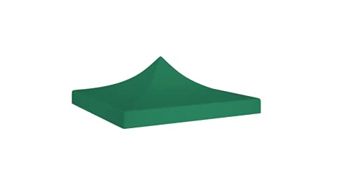 Partyzelt-Dach 3x3 m Grün 270 g/m² Gartenbauten Pavillon-Rahmen Dächer für Pavillions stabil