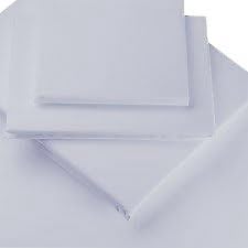 Love2Sleep 50:50 POLY COTTON : COTTON RICH QUALITY SKY BLUE FITTED SHEET - SUPERKING BED SIZE by JOYSLEEP