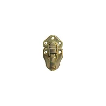 Brass Finish Small Toggle Trunk Drawbolt Closure Clasp Latch - Lock for Chest Suitcase, Jewelry Box, Trunks & for Other Antique or Modern Furniture | D-3910 (6)