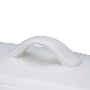 JSHKY Large Butter Dish with Lid Fits 500g or 250g Butter Block, White | Porcelain Butter Container for Countertop, Butter Storage, Gift for Mother’s Day, Thanksgiving or Christmas
