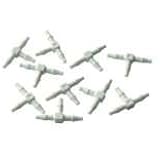 0082 1/16'' Plastic Tee, 2 ea. (Pack of 10)