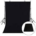 LYLYCTY Black Screen Key 5x7ft Backdrop Soft Pure White Studio Background ID Photo Photography Backdrop Photo Backdrops Customized Studio Photography Backdrop Background Studio Props LY165