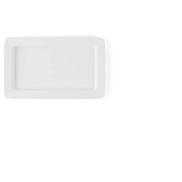 Holst Porcelaine GN 1–4 de 20 Gastronorm GN Plateau 20 mm GN 1/4, Blanc, 26,5 x 16.2 x 2 cm