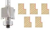 Amana Tool 49342 Carbide Tipped Binding/Rabbeting 15mm (19/32) D x 11.5mm (7/16) CH x 1/4 SHK Router Bit Set - Image 4