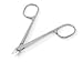 German long eye cuticle nipper scissors type full jaw - 7 mm by Erbe
