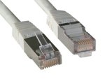 LINDY 0.5 Meter Network Cable CAT5e FTP, Gray (44001)