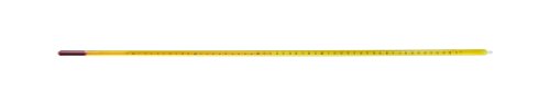 Thermco B230FWS General Laboratory Red Spirit Filled Thermometer, 0 to 230Â°F Range, 2Â°F Division, Total Immersion, 305mm Length