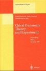 Chiral Dynamics : Theory and Experiment: Proceedings of the Workshop Held in Mainz, Germany, September 1-5, 1997, , 3540647163