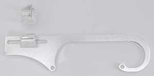 631C Throttle Cable Bracket with Kickdown for 4150 Carburetors