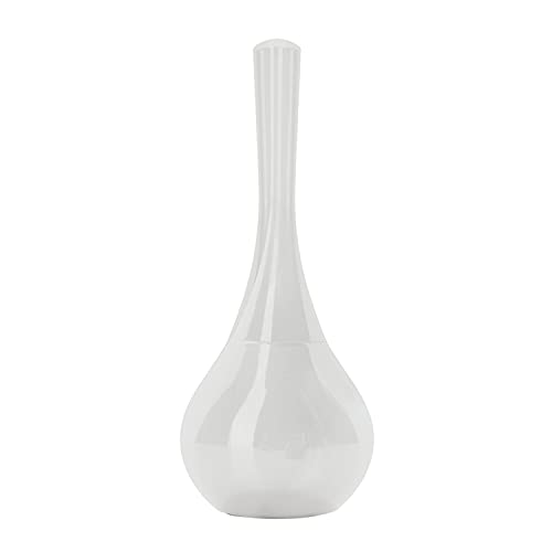Gedy Adelaide White, Dimensions and Weight: 40.3 x 16.5 x 16.5 cm & 0.7 kg, Made of Ceramic, Finish, Toilet Brush Design by R&D, 2 Years Warranty, Unique