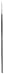 da Vinci Brushes 1203-1 Oil & Acrylic Series 1203 Maestro Rigger Brush, XL-Length Sharp Needle-Point Kolinsky Red Sable with Black Polished Handle, Size 1