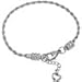 Timeline Treasures European Charm Bracelet for Women and Girls Bead Charms, Stainless Steel Rope Chain, Claw 7.5 Inch