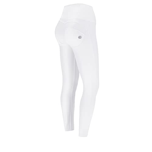 FREDDY - WR.up® 7/8 Superskinny Vita Alta Similpelle - Special Edition,  Bianco, Small | Prezzo.it