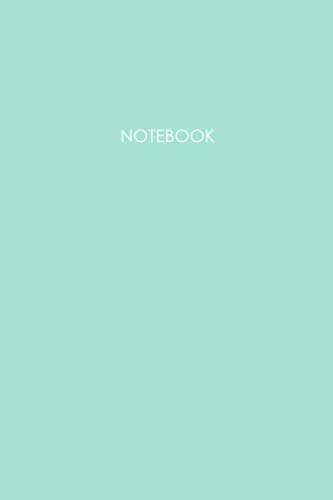 Notebook: 500 Page Notebook A5, Extra Chunky 500 page Journal in Pastel Mint, 500 pages - 250 sheets, Classic Lined pages, College Ruled paper, 1.25 inch thick, 6x9 inch perfect bound, Soft Cover