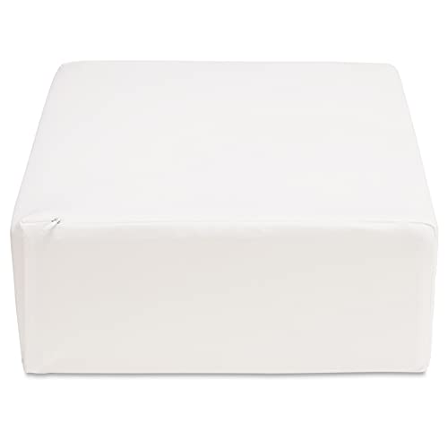 TOPPURE Cube Memory Foam Pillow for Side Sleepers (12"/12"/5" Extra