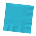 100 gorgeous Bermuda Blue beverage/cocktail napkins for wedding/party/event, 2ply, disposable, 5