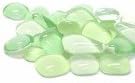 Mosaic Tiles 3 x 100 gram Packs of Crystal Glass Shapes Baby Leaf Green for Crafts Art Hobbies