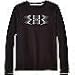 Under Armour Boys' Waffle Crew Top Black / Steel Large