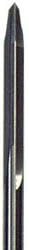 Superior Tool Service 7/16" (.4375) x 4" OAL carbide rod ground to make solid carbide tapered drill reamer with 1.75" length of flute