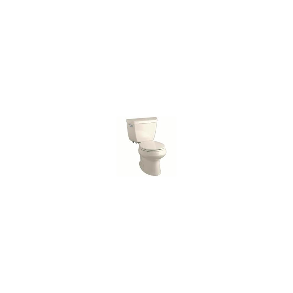 Kohler K 3576 47 Wellworth Classic Two piece Round front 1.6 gpf Toilet
