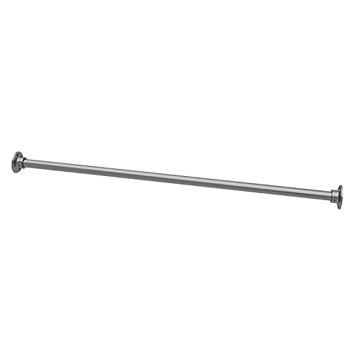 Naiture 60" Never Rust Stainless Steel Straight Shower Curtain Rod