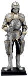 11 Inch Medieval Armor with Sword, Sallet Helm and Tasset Pockets