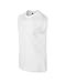 Gildan Men's Crewneck Sleeveless T-Shirt - WHITE - Large