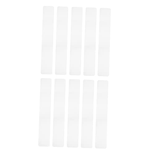 MAGICLULU 10pcs Non-Slip Bathroom Floor Tapes Bathtub Shower Stickers Peva Material Strips Strong Adhesive Slip Stair Sticker for Safety