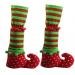 Generic 1 Pair Christmas Table Leg Covers Elf Elves' Shoes Legs Party Decorations