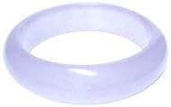 Purple Jade Bangle Bracelet