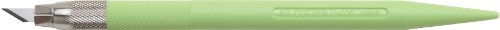 NT Cutter Resin Holder Art Knife, Green Holder, 1 Knife (D-4