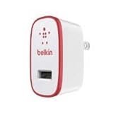 Belkin MIXIT Home and Travel Wall Charger for iPhone 7 / 7S, iPhone 6S / 6S Plus, iPhone 6 / 6 Plus, iPhone 5 / 5S / 5c, iPad Pro, iPad Air 2, iPad Air, iPad mini 4, iPad mini 3, iPad mini 2, iPad mini and iPad 4th Gen (2.1 Amp / 10 Watt), Red