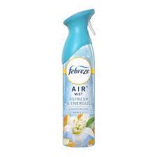 FEBREZE AIR MIST REFRESH & ENERGIZE ZESTY ORANGE BLOSSOM SCENTED 3 PACK, BLUE
