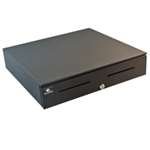 APG JB554A-BL1816-C Heavy-Duty Painted-Front Cash Drawer with USBPro II USB Interface, 18" x 4.2" x 16.7", Black