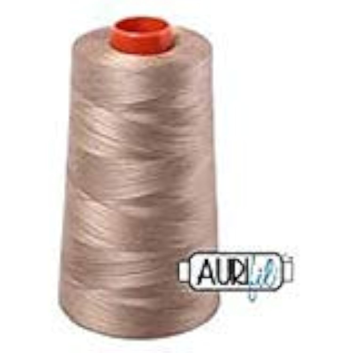 Aurifil 2325 Mako 50 Wt 100 Cotton Thread, 6,452 Yard Cone Linen,Beige