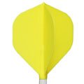 Cosmo Darts Fit Flight - 6 Pack Standard Dart Flight (Yellow)