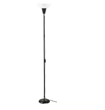 Ikea 101.398.79 Not Floor uplight lamp, Black, White, 69-inch by IKEA