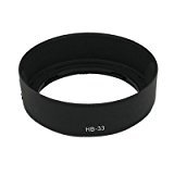 ETbotu Lens Hood for HB-33 Lens Hood (Bayonet) for Nikon 18-55mm F/3.5-5.6 G-AFS Lens,Nikon 18-55mm F/3.5-5.6g Af-s Vr Dx, As Cl-45, Kit Lens for Nikon D3100, D3000, D5000, D5100, D60