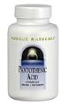 SOURCE NATURALS, Pantothenic Acid 100 mg - 100 tabs