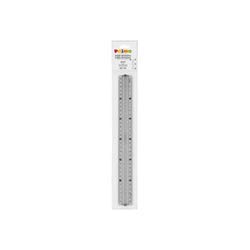 Ruler - 30 cm - Smoke Grey - Polystyrene 8252RG30