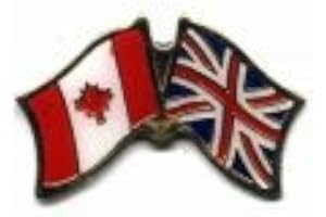 United Kingdom UK/Canada Country Flag Small Friendship Lapel PIN Badge New