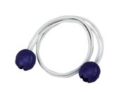 SAIL TIES WITH BALLS Ø4MM 50CM (X2)